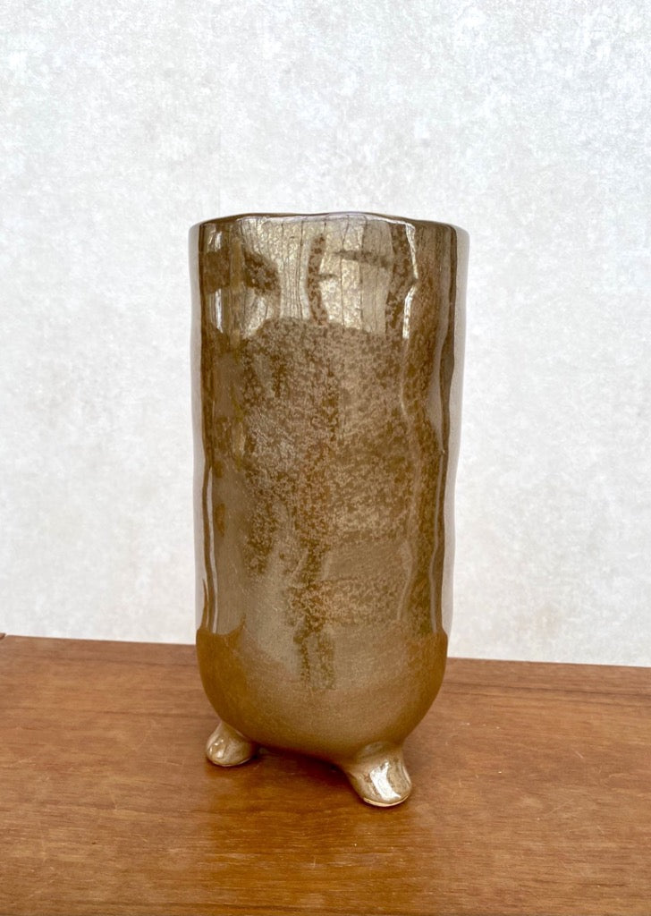 Vase Pearl braun