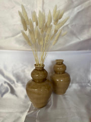 Vase Boho beige-braun